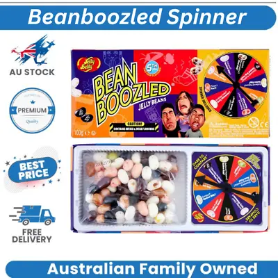 Jelly Belly BEAN BOOZLED Jelly Beans Spinner Wheel Game 5th Edition100g Gift Box • $13.35