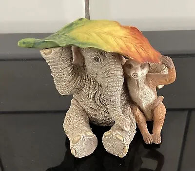 £8 • Buy Tuskers Love Is Sharing Elephant And Meerkat Ornament 