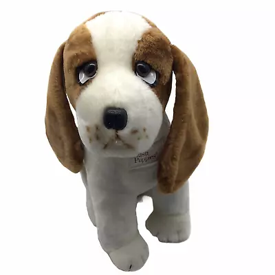 Vintage Basset Hound Mascot Plush Puppy Dog Sad Eyes Hush Puppies Stuffed Animal • $31.88