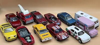 Bundle Matchbox Cars Vintage Car Truck Toy Bundle Taxi Job Lot Ice Cream Van X12 • $16.17