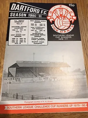 Dartford V Fareham Town 18/10/1980 • £2.50