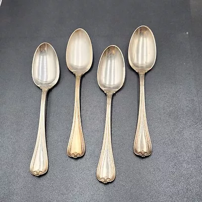 Lot Of 4 1847 Rogers Bros XS Triple Sterling Plated Soup Spoons 7  • $18