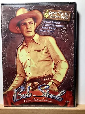 Classic Westerns Collection: Bob Steele (DVD 1934 - B&W) 4 Movies - REGION FREE • $7.95