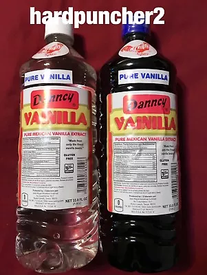 1 Clear 1 Dark Danncy Mexican Vanilla  ( 1 Liter Bottles) • $24