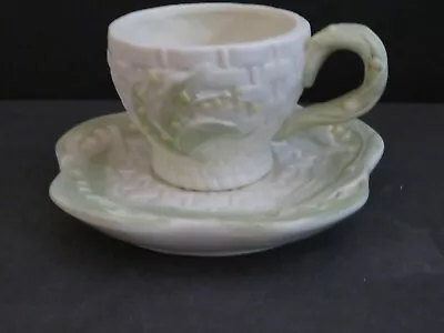  Lily Of The Valley  Cup And Saucer Decorative Set Lovely Spring Easter • $23.99