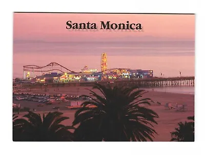 Santa Monica Pacific Ocean Sunset - Pacific Park - Postcard Unposted 4x6 • $6.50