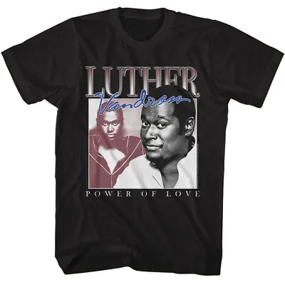 Luther Vandross Exposure Bust Photo Power Of Love Men's T Shirt R&B Soul Music • $25.50