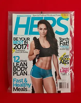 Muscle & Fitness Hers Jan Feb 2017 Magazine Janet Layug • $9.77