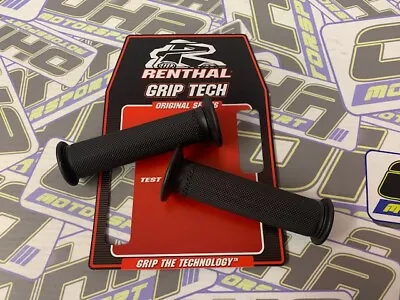 Renthal Grip Tech Original Motorcycle Road Race Handlebar Grips  FIRM Compound • $19.88