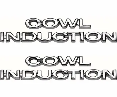 1967 68 69 70 71 72 Camaro Chevelle El Camino Cowl Induction Emblems 4 Piece Dii • $33.95