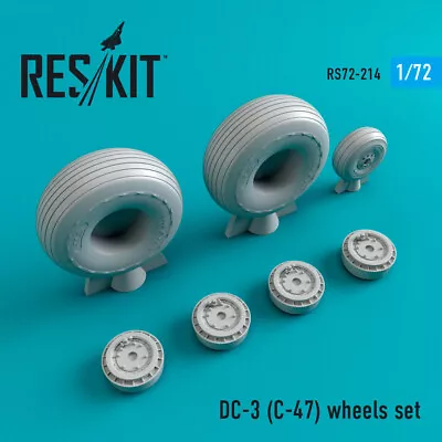 1/72 ResKit RS72-0214 DC-3 (C-47) Wheels Set • $12