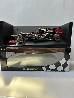 2012 MINICHAMPS 110120010 Lotus F1 Team Lotus Renault E20 R. Grosjean 1/18 • £85.57