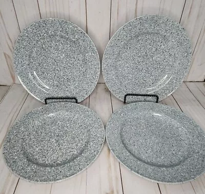 MIKASA Ultrastone Gray 4 Salad Plates 8 1/4  # CU726 (Set Of 4) Retired *READ • $33