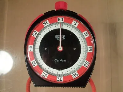 £155 • Buy Superb Heuer  Can-am  Stop Watch / Rally Timer (rally Car) (mint)