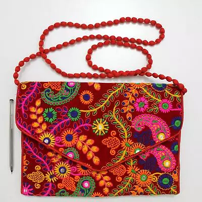 Vintage Tribal Banjara Indian Handmade Ethnic Women Purse Patchwork Clutch Bag A • $17.99
