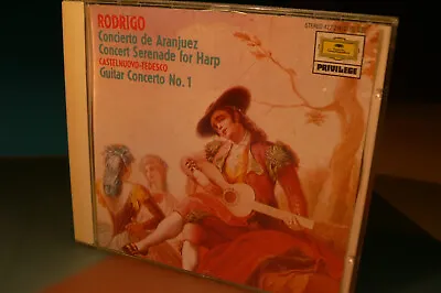 £5.99 • Buy Rodrigo Concierto De Aranjuez Serenade For Harp Tedesco Guitar Concerto Cd Album