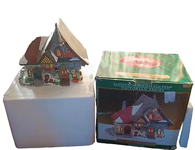 Santas Workbench Victorian Series  Crystal Creek Winery  Lighted Porcelain House • $28