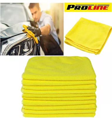 Large Microfibre Cleaning Towels Cloths Home Kitchen Car Valeting Polishing Mit • £9.99