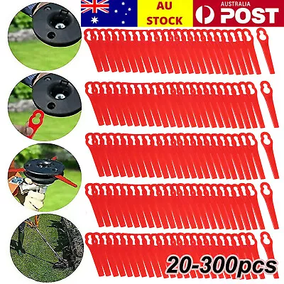 50-300x Grass Trimmer Blades Ozito Plastic For Crop Garden Weed Lawn BOSH KULLER • $7.99