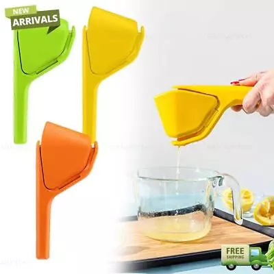 Easy Squeeze Lemon Juicer Manual Orange Citrus Juice Maker Hand Squeezer Foldabl • $12.89