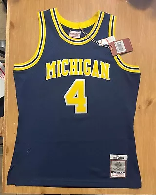 Mitchell & Ness 1991-92 Michigan Wolverines Fab Five Chris Webber Jersey Men’s M • $64.99