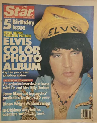 Star Tabloid April 10 1979 Elvis Presley Color Photo Album Billy Graham UFO • $14.95