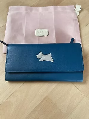 Radley Large Teal Leather Purse /wallet New ! • £16.99