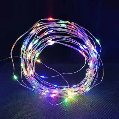 20/50/100 LED String Fairy Lights Copper Wire Battery Powered Waterproof Decor • $8.36
