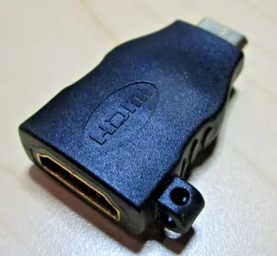 MINI-HDMI (Type C) Male To HDMI (Type A) Female Adapter Gold Plated • $5.99