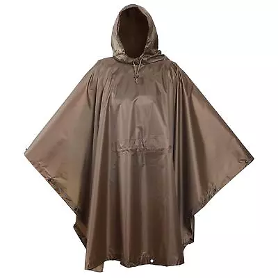 Military Style Poncho | Lightweight Tactical Multi Use Rip Stop Camouflage Ra... • $55.30