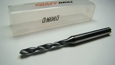 MIKRON CrazyDrill Carbide Coolant Drill 3.4mm X 26.5mm X 6mm  • $55.03