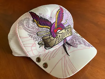 Rebel Spirit Clothing Trucker Hat Ed Hardy Tattoo Pattern H1085 • $29.99