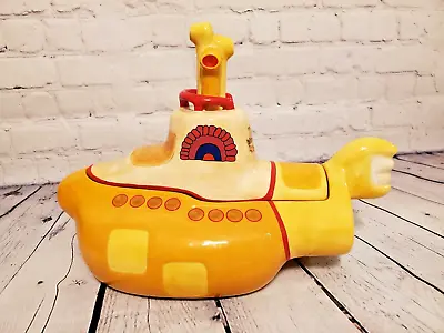 The Beatles 1999 Limited Premiere Edition YELLOW SUBMARINE Cookie Jar By Vandor • $129.99