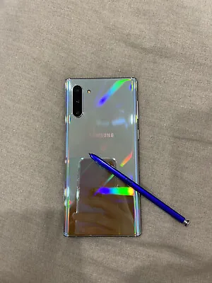 Samsung Galaxy Note10 SM-N970F - 256GB - Aura Glow (Unlocked) • $650