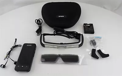 Epson Moverio BT-200 See Through Mobile Viewer With Charger And Case Used • $99.99