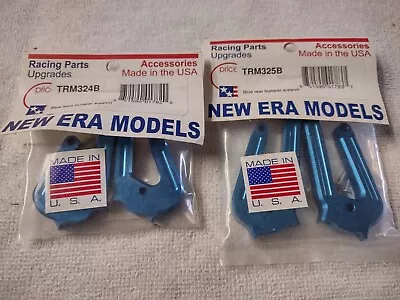 T-maxx E-maxx New Era Blue Aluminum Bumper Mounts Front Rear Flm Cnc Hcr Ue Ga • $65