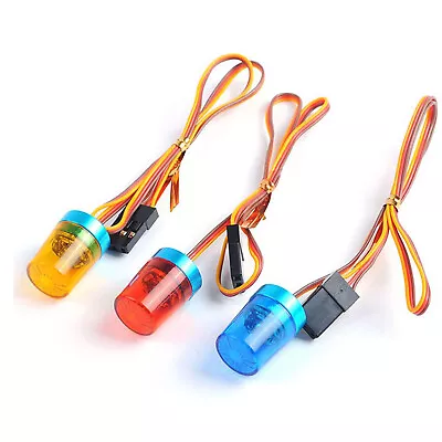 LED Strobing Flashing Rotating Police Light For 1/14 Tamiya RC Truck Tractor 1PC • £7.62