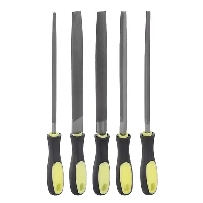 $16.07 • Buy Metal File Set Of 5pcs 8  High Carbon Steel Cut Hand Rasp With Plastic Handle