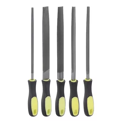 Metal File Set Of 5pcs 8  High Carbon Steel Cut Hand Rasp With Plastic Handle • $18.96