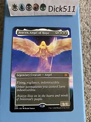 MTG Avacyn Angel Of Hope (Borderless) [Double Masters] NM Mythic Rare. • £80