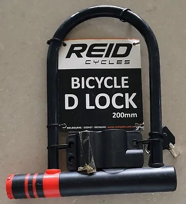 REID Bicycle Bike D Lock With Keys BRAND NEW • $29