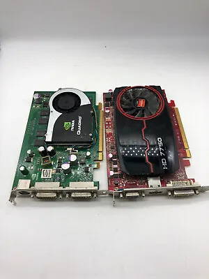 Nvidia Quadro FX 1700 And POWERCOLOR AMD Radeon HD 7750 Desktop Video Card • $15.99