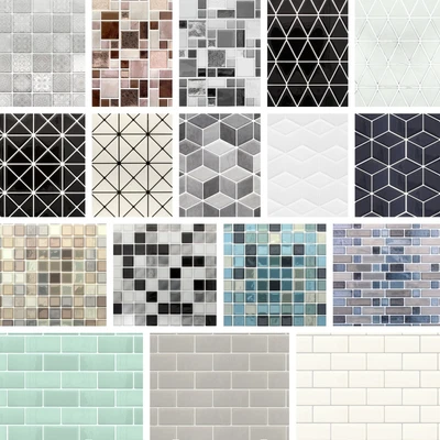 £10.65 • Buy VINYL WALL TILES Self Adhesive Panel Kitchen Bathroom Home Decor ALL PATTERNS