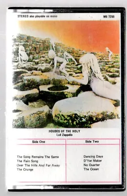 LED ZEPPELIN Houses Of The Holy CASSETTE Song Remains The Same PAGE PLANT VG • $25