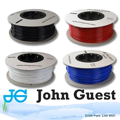 £5.50 • Buy John Guest Tubing LLDPE Water Pipe, Tube JG, Various Sizes, White Blue Black Red