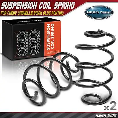 2x Rear Coil Springs For Chevrolet Chevelle 1967-1972 Buick Olds Cutlass Pontiac • $57.99