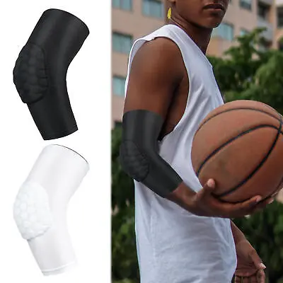 Volleyball Elbow Pads Honeycomb Padded Arm Sleeves Breathable Elbow Brace • $10.99