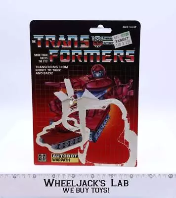 $17 • Buy Warpath Cardback 1985 Vintage Hasbro G1 Transformers Action Figure