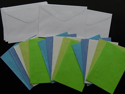 15 X A6 Card Blanks! + Envelopes! Children's Craft Make Your Own! Cool Colours • £3.99