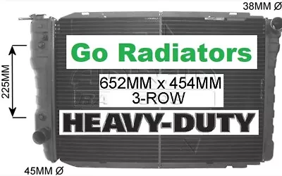 FORD FALCON XC XD XE XF 1977-1987 6cyl & V8 HEAVY DUTY 3 CORE BRASS RADIATOR • $799.95